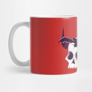 Bat Demon Skull Mug